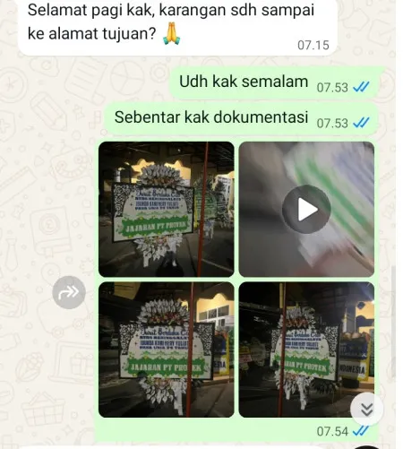 Pengiriman Papan Bunga Selamat Kesatrian Blimbing