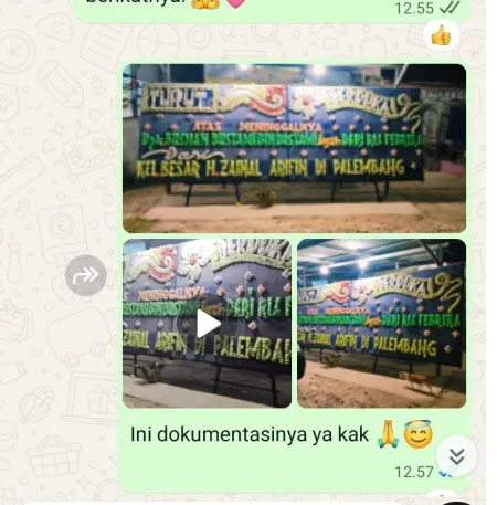 Pengiriman Papan Bunga Duka Kesatrian Blimbing