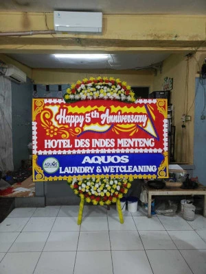 Papan Bunga di Kesatrian Blimbing