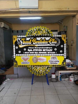 Papan Bunga di Kesatrian Blimbing